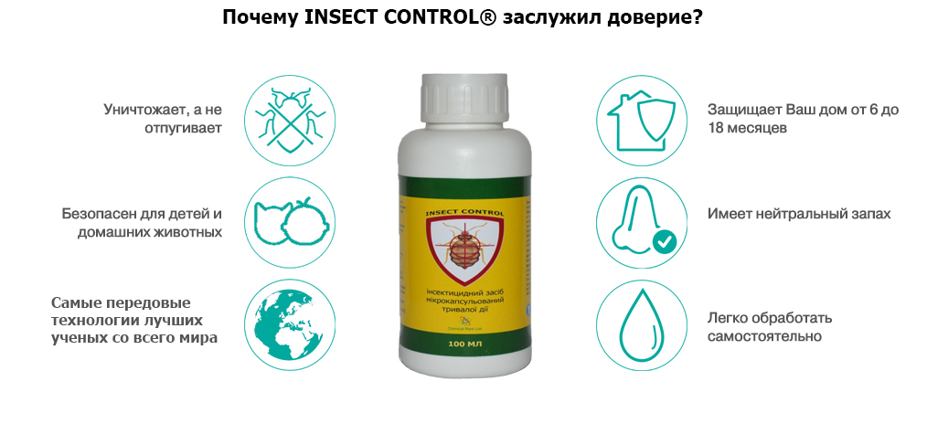 Средство от клопов Insect Control